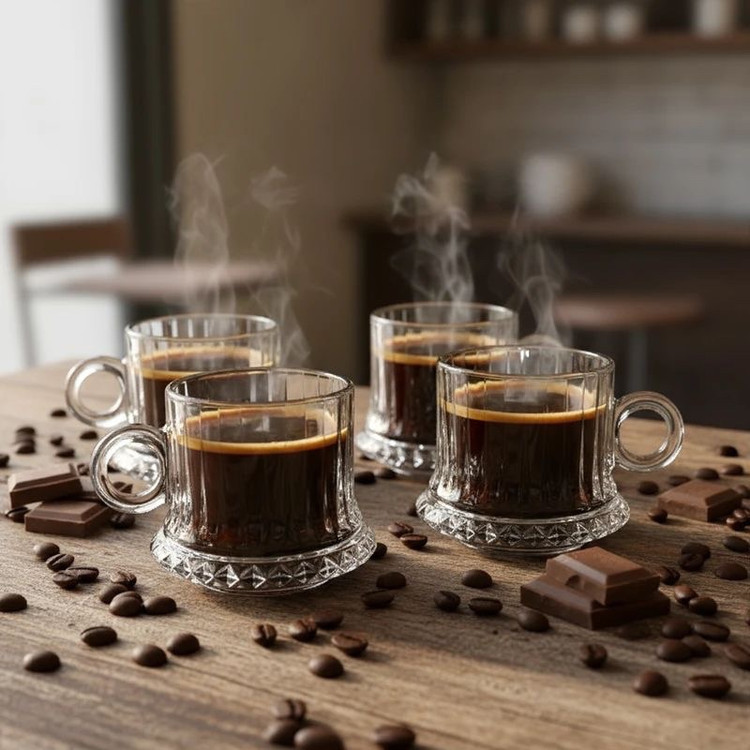 فنجان دسته حلقه ای طرح الیسا برند deli