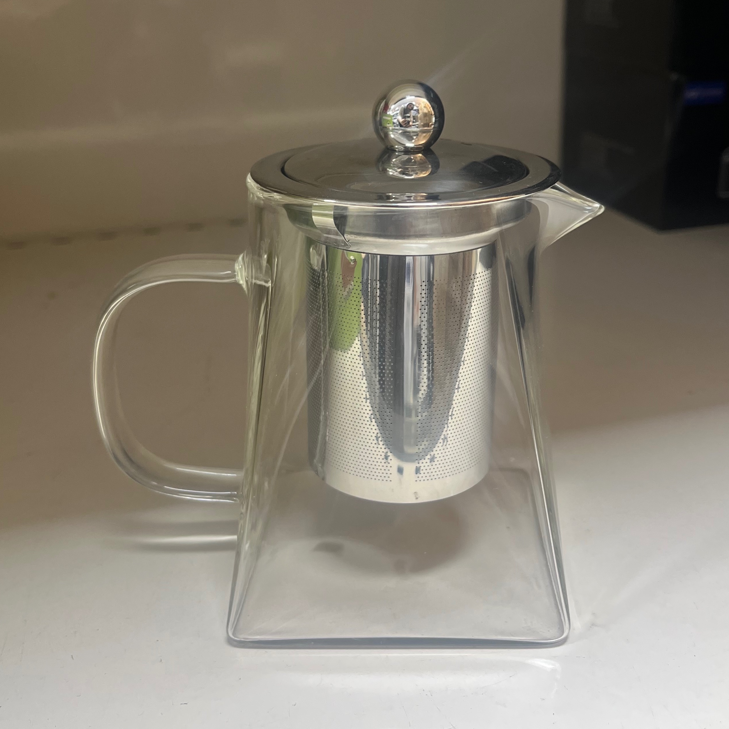 قوری شیشه ای پیرکس 550میل وارداتی