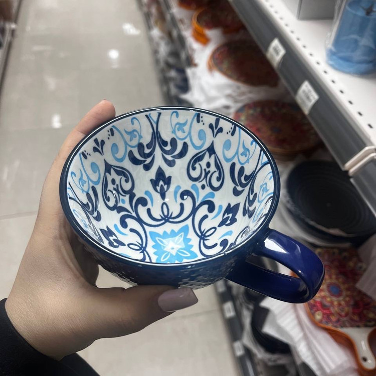 لته خوری دسته دار سرامیکی تکی دنی هوم در 4رنگ