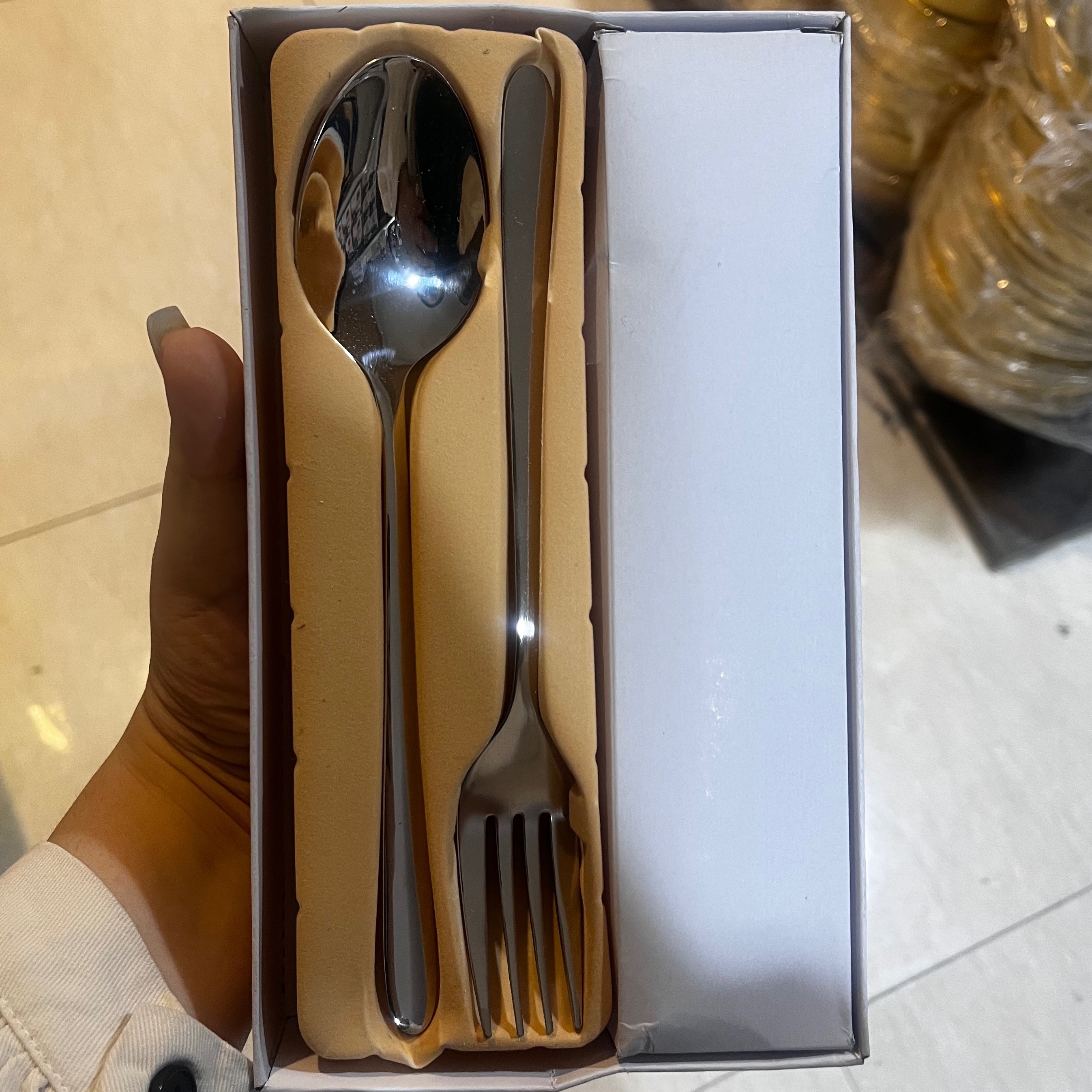 ست قاشق چنگال یونیک برند وارداتی